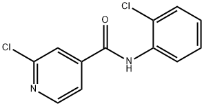 2-chloro-N-(2-chlorophenyl)pyridine-4-carboxamide Structure