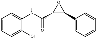 Oxiranecarboxamide, N-(2-hydroxyphenyl)-3-phenyl-, (2R,3S)- (9CI) Struktur