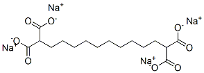 tetrasodium dodecane-1,1,12,12-tetracarboxylate Struktur