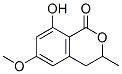 8-Hydroxy-6-methoxy-3-methylisochroman-1-one Struktur