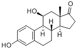 1,3,5(10)-ESTRATRIEN-3,11-BETA-DIOL-17-ONE Struktur