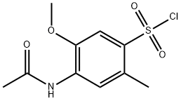 4-아세트아미도-5-메톡시-2-메틸벤젠설포닐클로라이드