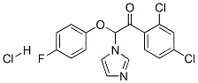 Ethanone,  1-(2,4-dichlorophenyl)-2-(4-fluorophenoxy)-2-(1H-imidazol-1-yl)-,  monohydrochloride  (9CI) 化学構造式