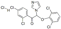 Ethanone,  2-(2,6-dichlorophenoxy)-1-(2,4-dichlorophenyl)-2-(1H-imidazol-1-yl)-,  monohydrochloride  (9CI) 化学構造式