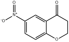 6-ニトロクロマン-4-オン 化学構造式