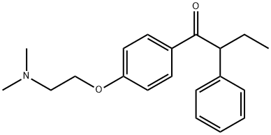1-(4-(2-Dimethylamino)-2-ethoxyphenyl butanone 化学構造式
