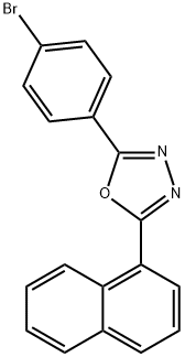2-(4-BROMOPHENYL)-5-(1-NAPHTHYL)-1,3,4-OXADIAZOLE
