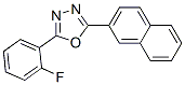 2-(2-fluorophenyl)-5-(2-naphthyl)-1,3,4-oxadiazole Structure