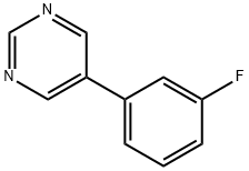 5-(3-FLUOROPHENYL)PYRIMIDINE,68049-20-7,结构式