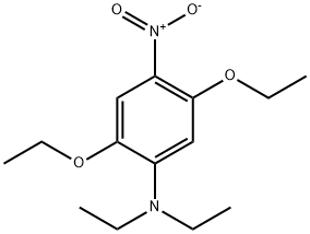 2,5-diethoxy-N,N-diethyl-4-nitroaniline,68052-07-3,结构式