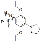 2,5-diethoxy-4-(pyrrolidin-1-yl)benzenediazonium tetrafluoroborate,68052-11-9,结构式