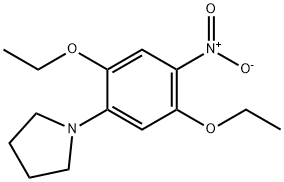 1-(2,5-diethoxy-4-nitrophenyl)pyrrolidine,68052-13-1,结构式