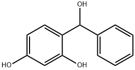 4-[Hydroxy(phenyl)methyl]-1,3-benzenediol Struktur