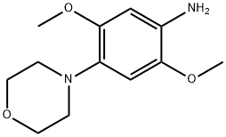 2,5-二甲氧基-4-吗啉苯胺,68052-18-6,结构式
