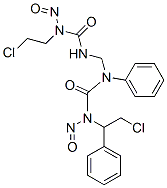 1,1'-Diphenylmethylenebis[3-(2-chloroethyl)-3-nitrosourea] Struktur