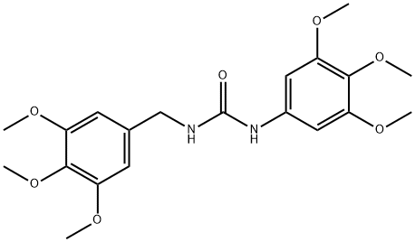 68061-09-6 Urea, N-(3,4,5-trimethoxyphenyl)-N-((3,4,5-trimethoxyphenyl)methyl)-