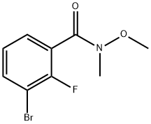 3-BroMo-2-fluoro-N-Methoxy-N-MethylbenzaMide|3-BroMo-2-fluoro-N-Methoxy-N-MethylbenzaMide