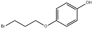 4-(3-ブロモプロポキシ)フェノール 化学構造式