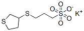 テトラヒドロ-3-[[3-(ポタシオオキシスルホニル)プロピル]チオ]チオフェン1,1-ジオキシド 化学構造式