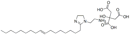2-heptadec-8-enyl-4,5-dihydro-1H-imidazole-1-ethylamine monocitrate 化学構造式