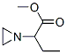 α-エチル-1-アジリジン酢酸メチル 化学構造式