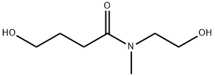 4-hydroxy-N-(2-hydroxyethyl)-N-methylbutyramide  Structure
