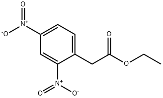 2,4-ジニトロベンゼン酢酸エチル 化学構造式