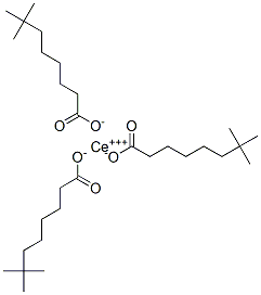 cerium(3+) neodecanoate Structure