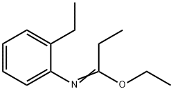 프로판이미드산,N-(2-에틸페닐)-,에틸에스테르(9CI)