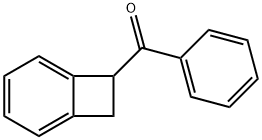 ビシクロ[4.2.0]オクタ-1,3,5-トリエン-7-イル(フェニル)ケトン 化学構造式