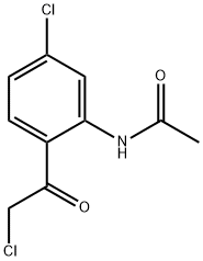 1-(2'-AcetaMido-2,4'-dichlorophenyl)ethan-1-one Struktur