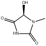 2,4-Imidazolidinedione,5-hydroxy-1-methyl-,(5R)-(9CI),680976-45-8,结构式