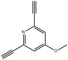 2,6-二乙炔基-4-甲氧基吡啶,680988-07-2,结构式