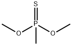 Methylthiophosphonic acid O,O-dimethyl ester 结构式
