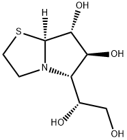 Pyrrolo[2,1-b]thiazole-6,7-diol, 5-[(1R)-1,2-dihydroxyethyl]hexahydro-, (5S,6S,7R,7aS)- (9CI),681033-60-3,结构式