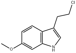 1H-INDOLE,3-(2-CHLOROETHYL)-6-METHOXY- Structure