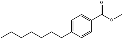 methyl 4-heptylbenzoate Struktur