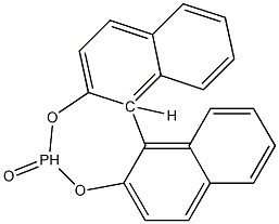 Dinaphtho[2,1-d:1',2'-f][1,3,2]dioxaphosphepin, 4-oxide, (11bR)- Structure