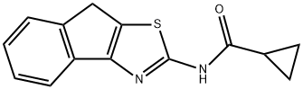 Cyclopropanecarboxamide, N-8H-indeno[1,2-d]thiazol-2-yl- (9CI) Structure