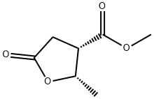 3-Furancarboxylicacid,tetrahydro-2-methyl-5-oxo-,methylester,(2S,3S)- 化学構造式