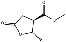 3-Furancarboxylicacid,tetrahydro-2-methyl-5-oxo-,methylester,(2S,3R)- 化学構造式