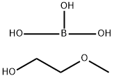 Ethanol, 2-methoxy-, ester with boric acid (H3BO3)  Structure