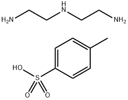 N-aminoethylethylenediamine 4-methylbenzenesulphonate,68133-57-3,结构式