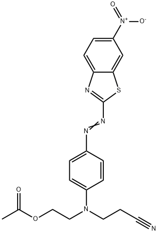 2-[(2-Cyanethyl)[4-[(6-nitrobenzothiazol-2-yl)azo]phenyl]amino]ethylacetat