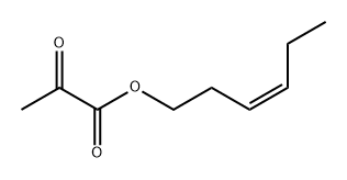 顺-3-己烯醇丙酮酸酯,68133-76-6,结构式