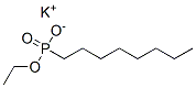 potassium ethyl octylphosphonate Structure