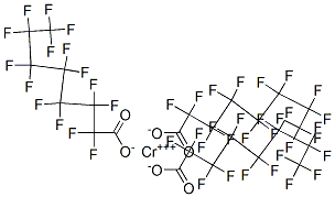chromium(3+) perfluorooctanoate Struktur