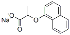 2-(1-Naphthalenyloxy)propanoic acid sodium salt Struktur