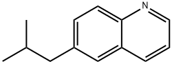 6-(2-甲基丙基)喹啉, 68141-26-4, 结构式