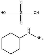 cyclohexylhydrazinium hydrogen sulphate Struktur